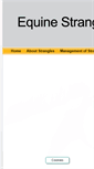 Mobile Screenshot of equine-strangles.co.uk