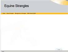 Tablet Screenshot of equine-strangles.co.uk